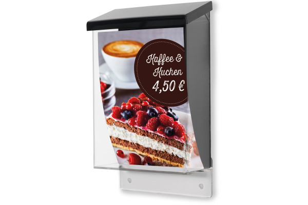 DEFLECTO Prospektbox A5 790711 für Aussenbereich