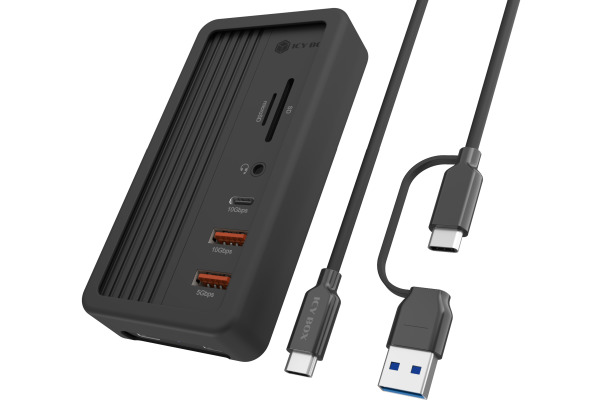 ICY BOX 10-in-1 DockingStation with IB-DK4072 M.2 NVMe SSD bay