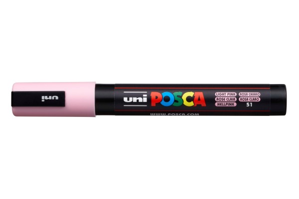 POSCA Marker 1.8-2.5mm PC-5M hellrosa, Rundspitze