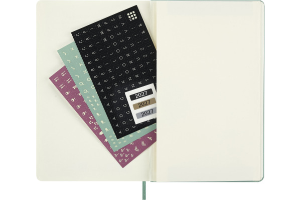 MOLESKINE Agenda Classic Large 2027 999279165 1W/1S salbeigrün HC 13x21cm