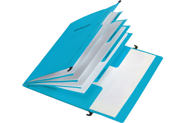PAGNA Hängemappe Personal 5-teilig 44105-02 blau 34.5x24.5cm