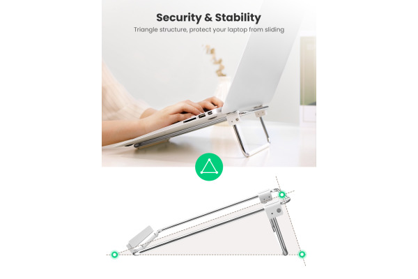UGREEN Desktop adj. Laptop Stand 80348 Silver (BB)