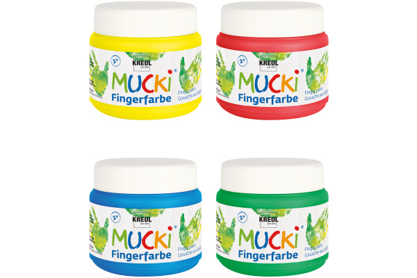 KREUL Fingerfarben 150ml KR-2314 4 Farben
