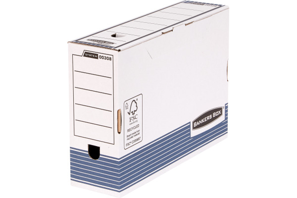 FELLOWES BankersBox 30801 weiss/blau 366x103x258mm