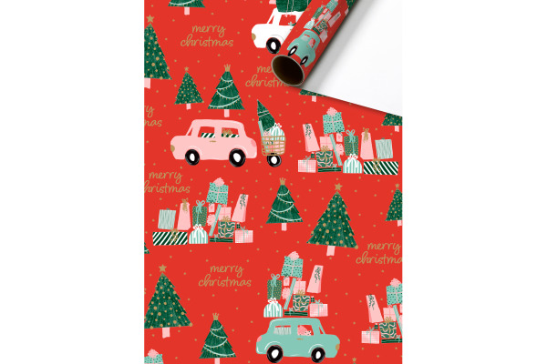 STEWO Geschenkpapier Anette 528512720 rot 70x200cm