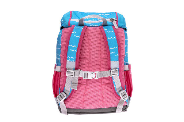 FUNKI Kinder-Rucksack türkis 6025.002 Funny Whale A4 PLUS