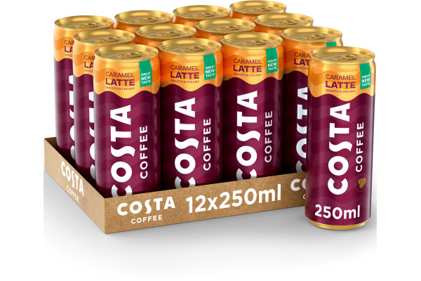 COSTA Coffee Latte Caramel 2021709 25cl. 12 Stk.