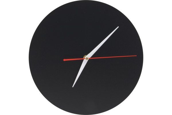 SECURIT Wanduhr SILHOUETTE FB-CLOCK schwarz, beschreibbar