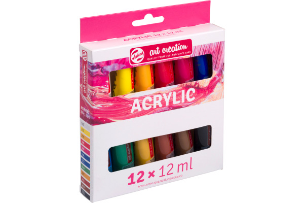 TALENS Acrylfarbe 12 x 12ml 9021812M Starterset