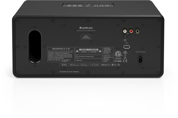 AUDIO PRO Speaker Drumfire D-2 W 15330 Black