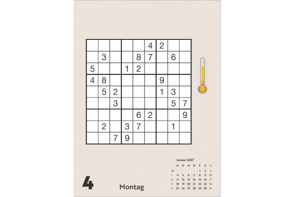 DUMONT Abreisskalender 2027 261480 Sudoku DE 11.8x15.9cm