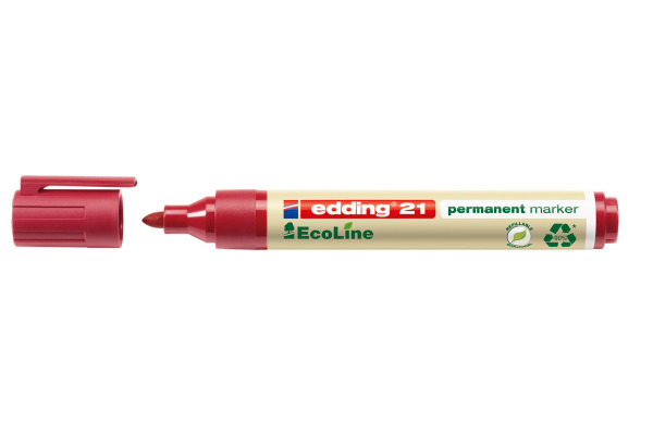 EDDING Permanent Marker 21 1.5-3mm 21-2 rot