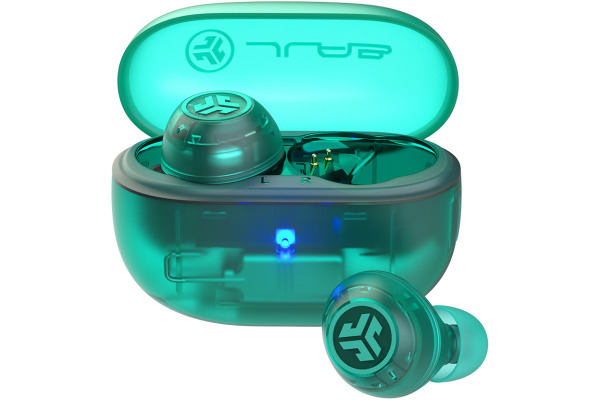 JLAB Go Pop ANC Earbuds IEUEBGOAN True Wirel.Transparent Teal