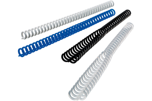 GBC Binderücken 12mm A4 388057E weiss, 34 Ringe 50 Stück