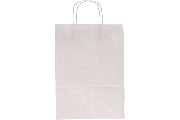 NEUTRAL Tragtaschen Allegra weiss SDS26-BIA Kraft,110g, 26x12x36cm 25 Stk.
