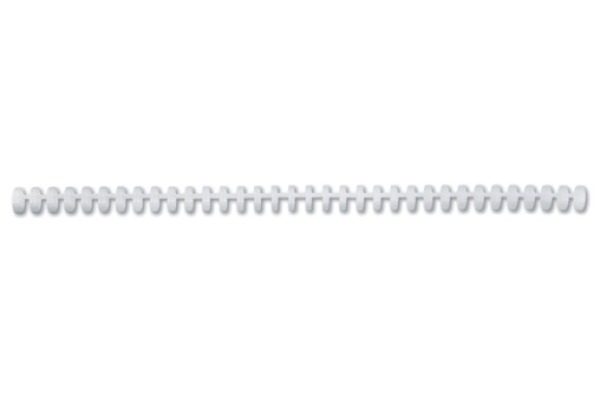 GBC Binderücken 12mm A4 388057E weiss, 34 Ringe 50 Stück