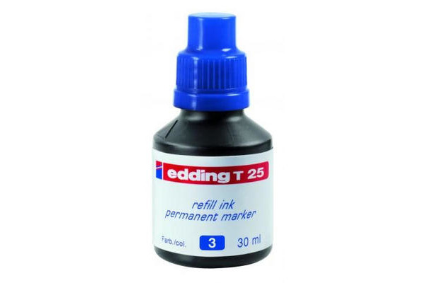 EDDING Nachfülltuschen T25 T-25-3 blau 30ml