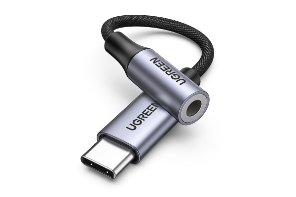 UGREEN Cable USB-C to 3.5mm M/F 80154 Alu Shell with Braided 10cm