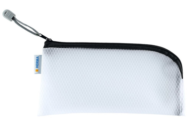 HERMA Reissverschlusstasche A6 20020 schwarz, 23x11cm