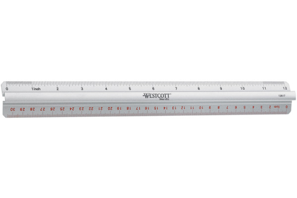 WESTCOTT Alulineal 30cm E-101140