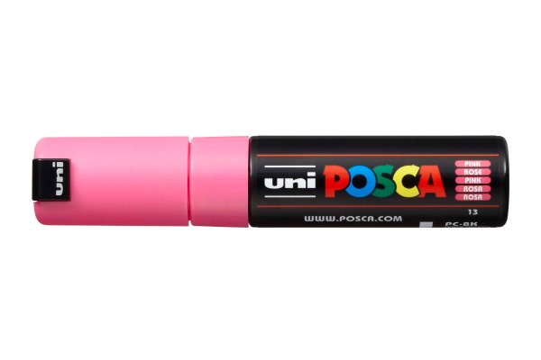 POSCA Marker 8mm PC-8K rosa, Keilspitze