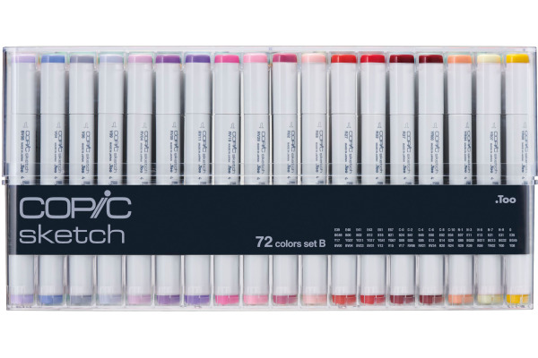 COPIC Marker Sketch 21075161 Set B, 72 Stück