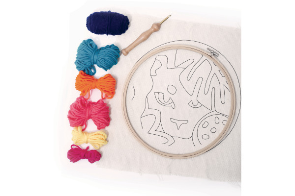 GRAINECRÉ Punch Needle Kit 25cm GC-420326 Panther