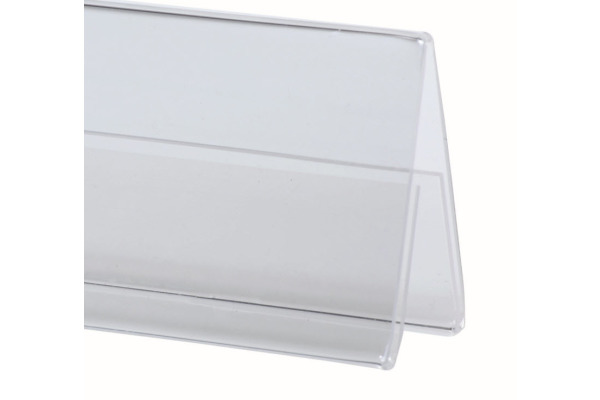 DEFLECTO Tischnamenschilder 48601 transparent A4