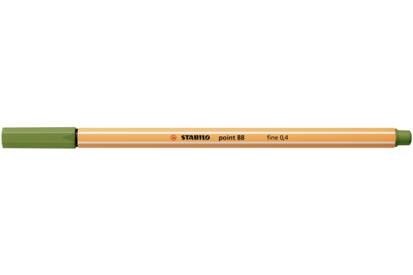 STABILO Fineliner Point 88 0.4mm 88/35 moosgrün