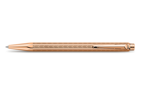 CARAN D'A Kugelschreiber Ecridor Chevron 898.207 roségold