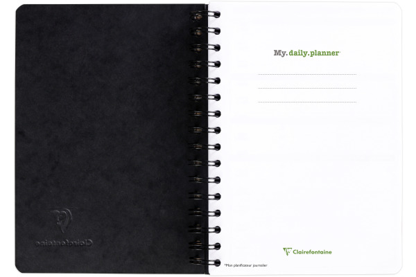 CLAIREFON Agenda AgeBag undatiert 782391C my Daily 125 Blatt schwarz A5