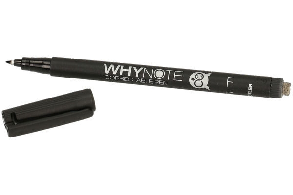 WHYNOTE Stift WNPEN001 schwarz, korrigierbar