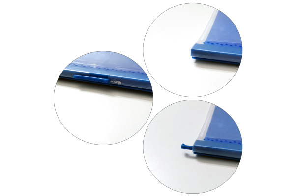 BÜROLINE Hängemappe A4 664053 blau, 6 Fächer 3 Stk.