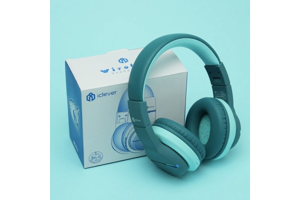ICLEVER Kids Bluetooth Headphones C03-1702N BTH12, LED, 55h, green
