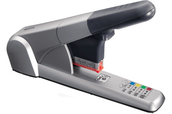 LEITZ Blockhefter 5551 55510084 hellgrau 80 Blatt