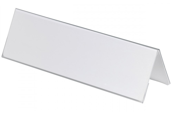 DURABLE Tischnamensschild Dachform 805319 transp., 105/210x297mm 25 Stk.
