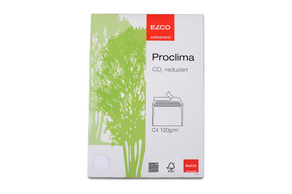 ELCO Briefumschlag proclima C4 74277.20 recycling, ohne Fenster 20 Stk