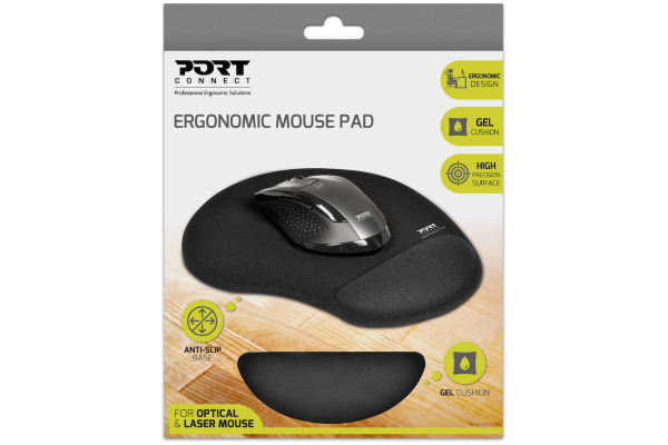 PORT Ergonomic Mouse Pad 900717 black