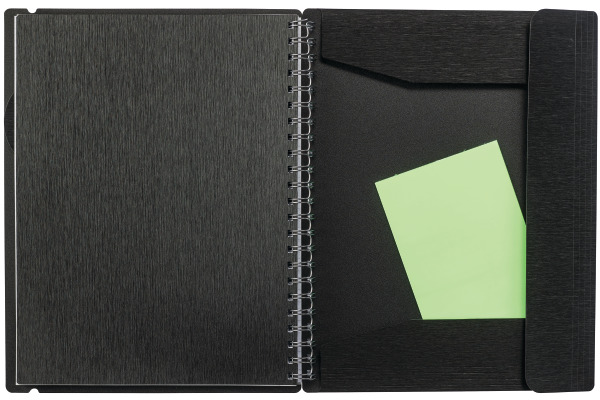 KOLMA Notizbuch LineaVerde A4 06.520.06 kariert, 70g/m2 schwarz
