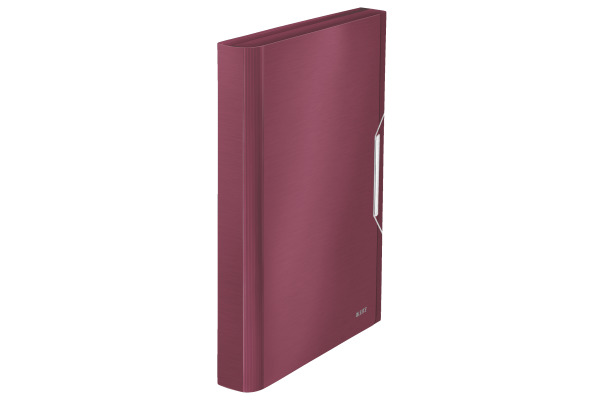 LEITZ Ordnungsmappe Style PP A4 39570028 granat rot 6 Fächer, 200 Blatt