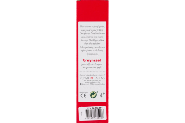 BRUYNZEEL Schulfarbstift Super 3.3mm 60516951 himmelblau