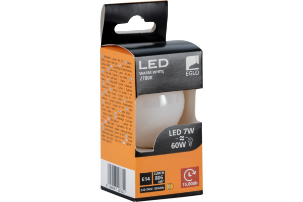 EGLO Leuchtmittel LED E14 110047 806 Lumen, 7W