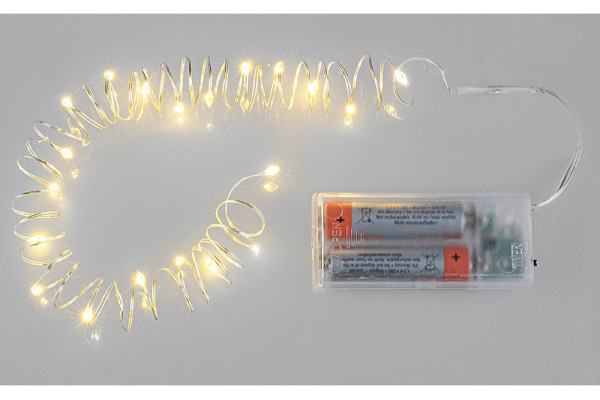 GLOREX LED Lichterkette 2m 61210534 warmweiss 20-teilig