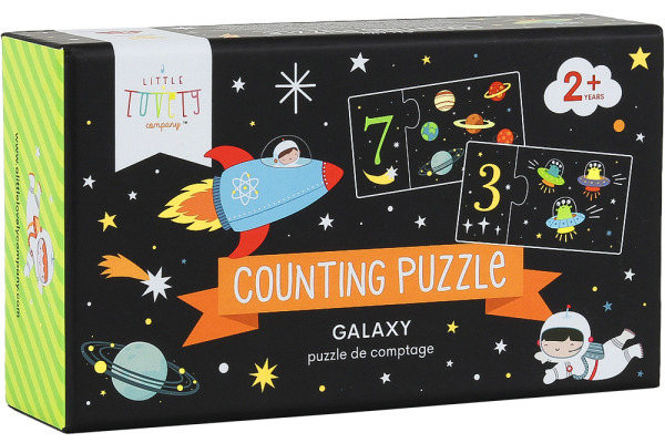 ALLC Zahlenpuzzle 17x10x4.4cm PGCPGA14 Galaxy 20-teilig