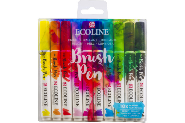 TALENS Ecoline Brush Pen Set 11509813 ass. Bright 10 Stück