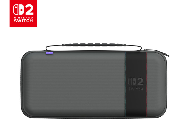 TURTLE B. PlayTrek Travel Case TBA-8202 NSW 2, Charcoal Black