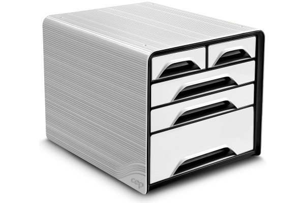 CEP Schubladenbox Smoove 7-213 5 Schubladen weiss