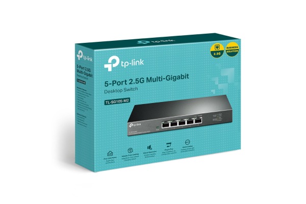 TP-LINK Multi-Gigabit Desktop Switch TLSG105M2 5-Port 2.5G