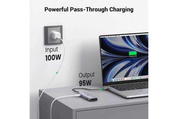 UGREEN 7-in-1 USB-C Hub 45521 100W,4xUSB-C,1xUSB-A,1xHDMI