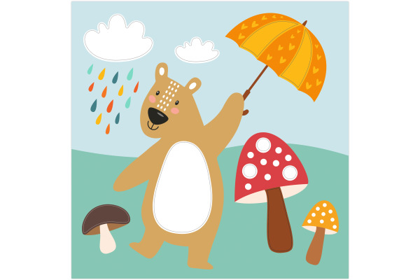 URSUS Bastelfilz Set 8800002F Forest Friends